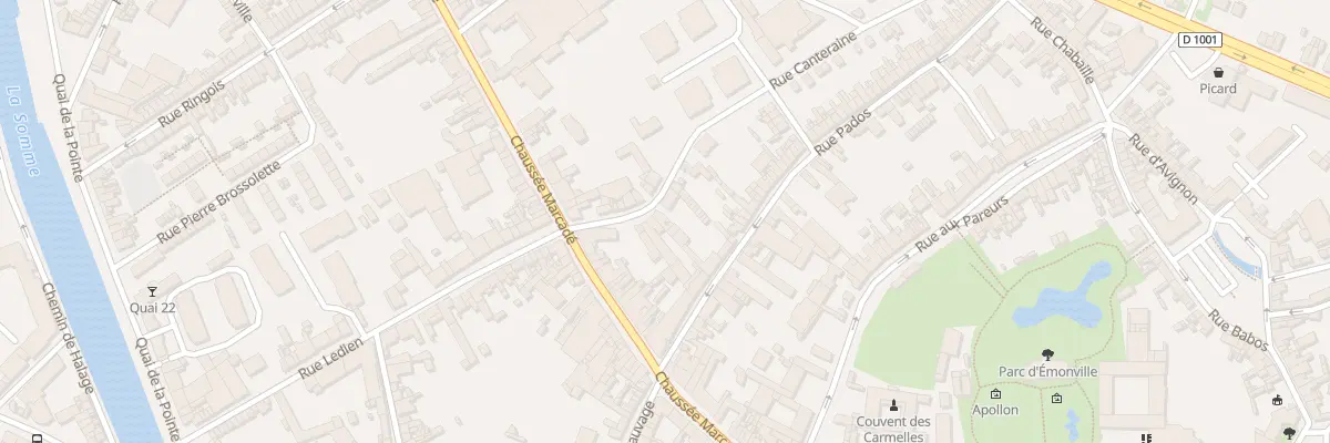Plan du 12 Rue Canteraine à Abbeville