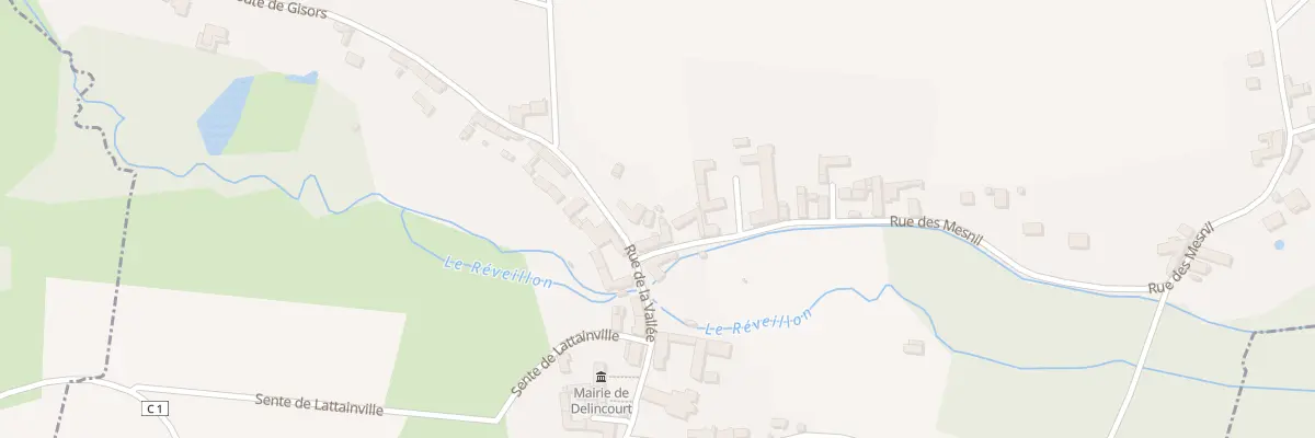 Plan du 21 Rue du Mesnil à Delincourt