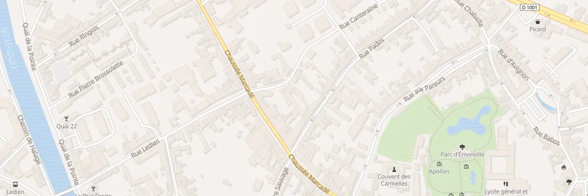 Plan du 10 Rue Canteraine à Abbeville