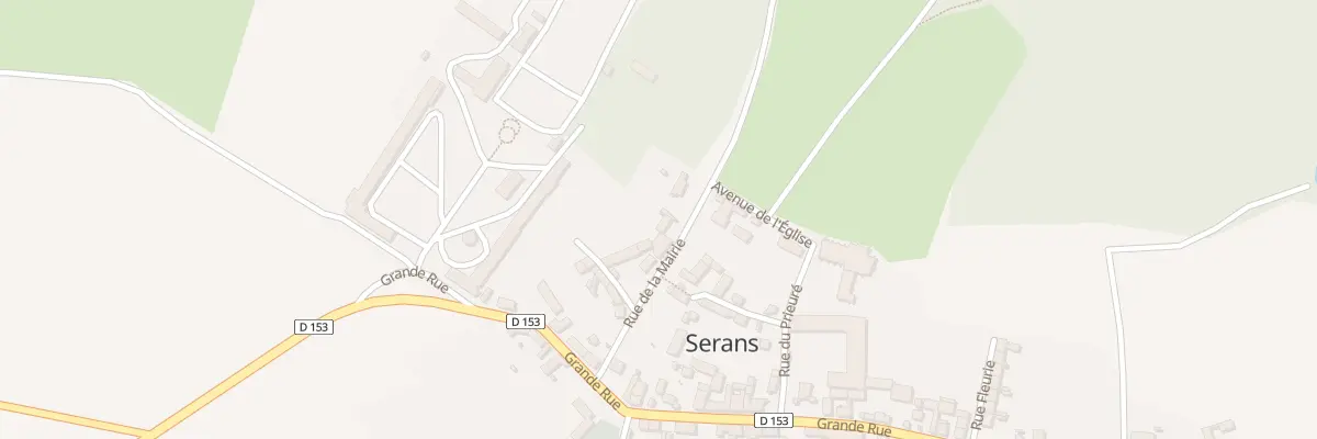 Plan du 5 Rue de la Mairie à Serans