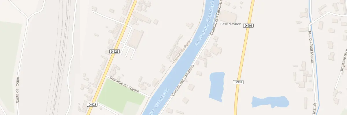 Plan du 40 Che du Patis à Abbeville