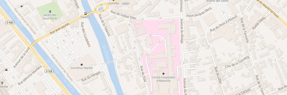 Plan du 21 Rue de l’Isle à Abbeville
