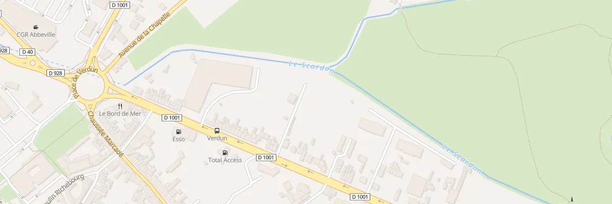 Plan du 166 Bd de la République à Abbeville