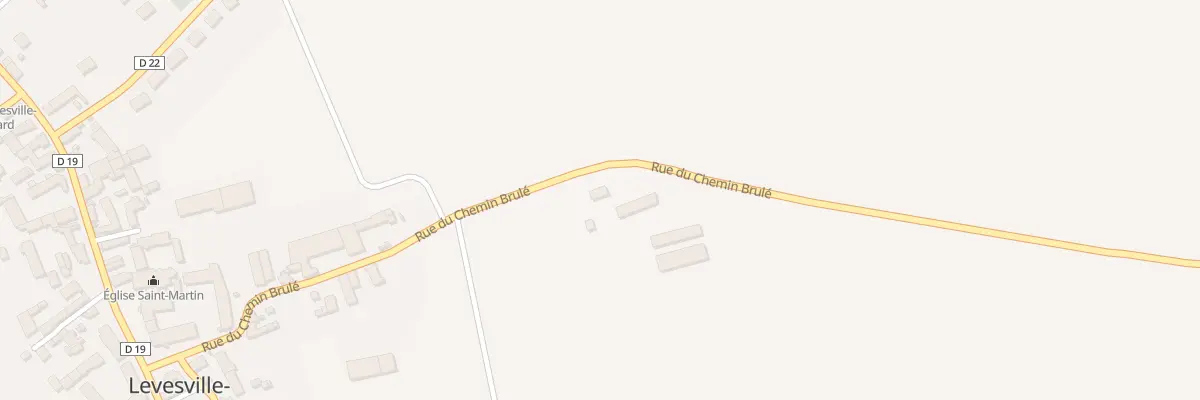 Plan du 18 Rue du Chemin Brule à Levesville-la-Chenard