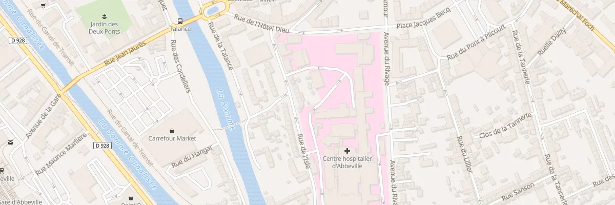 Plan du 25 Rue de l’Isle à Abbeville