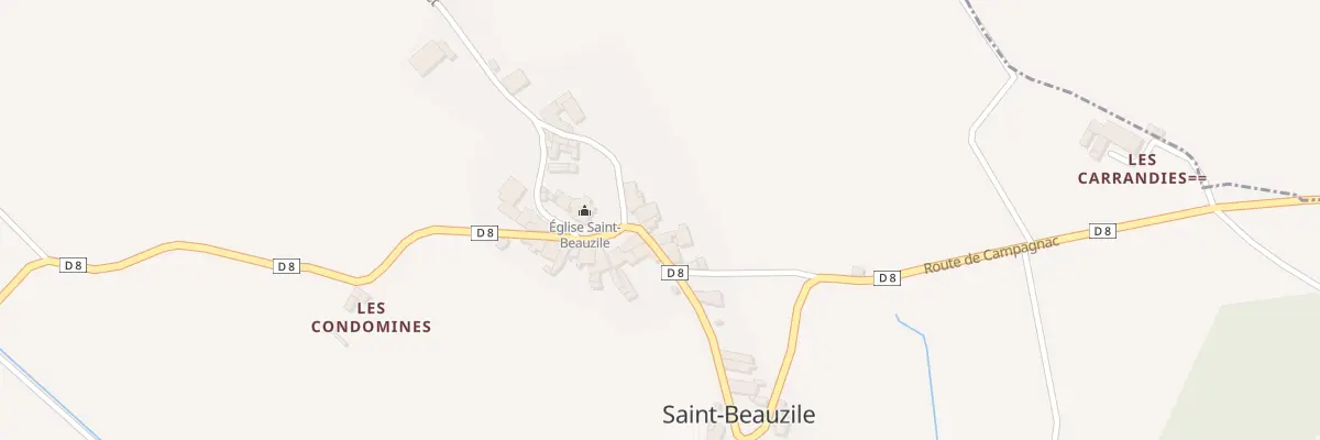Plan du 5005 Saint Beauzile à Saint-Beauzile