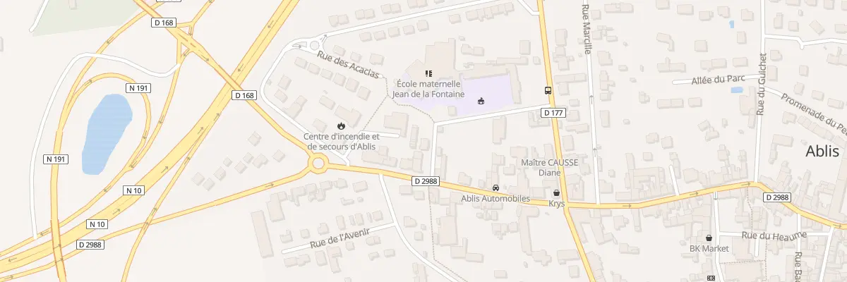 Plan du 17B Rue Pierre Trouvé à Ablis