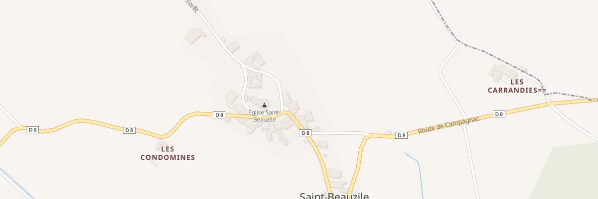 Plan du 5115 Saint Beauzile à Saint-Beauzile