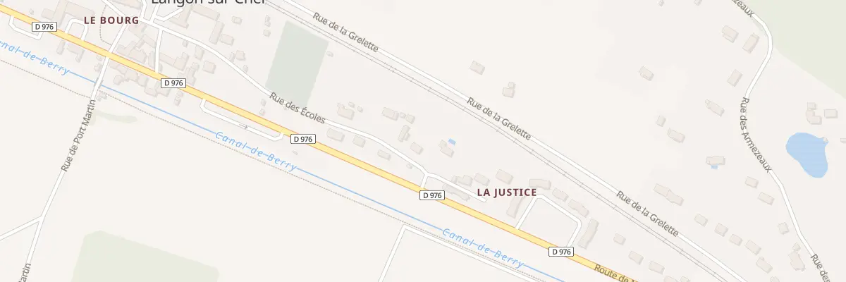 Plan du 15 Rue des Ecoles à Langon-sur-Cher