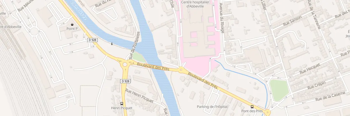 Plan du 80 Rue de l’Isle à Abbeville
