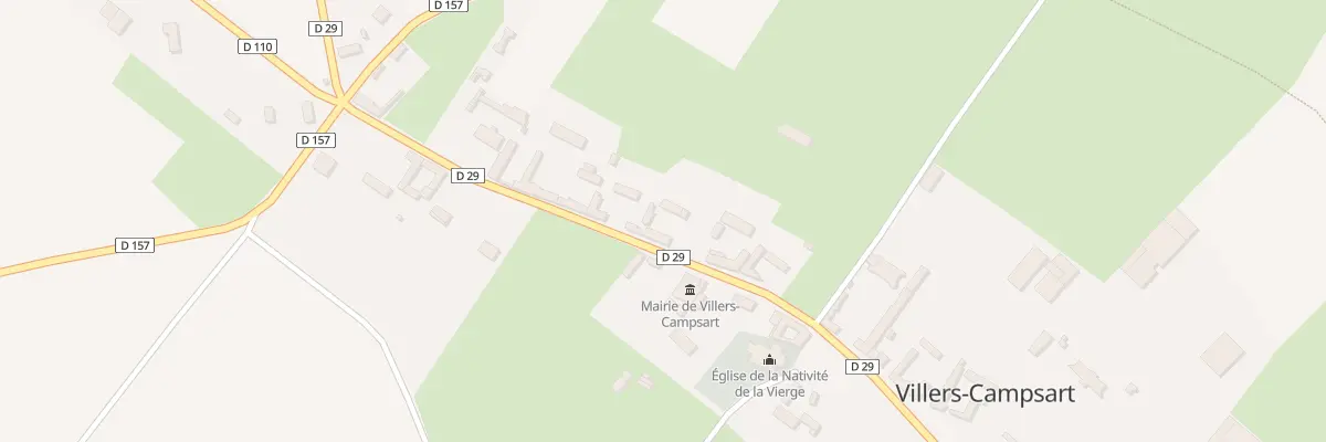 Plan du 44 Rue Principale à Villers-Campsart
