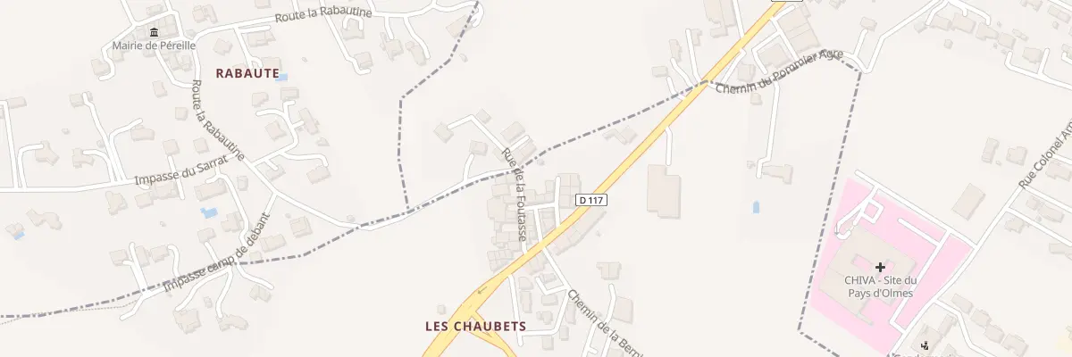 Plan du 2B Rue des Laouzets à Villeneuve-d’Olmes