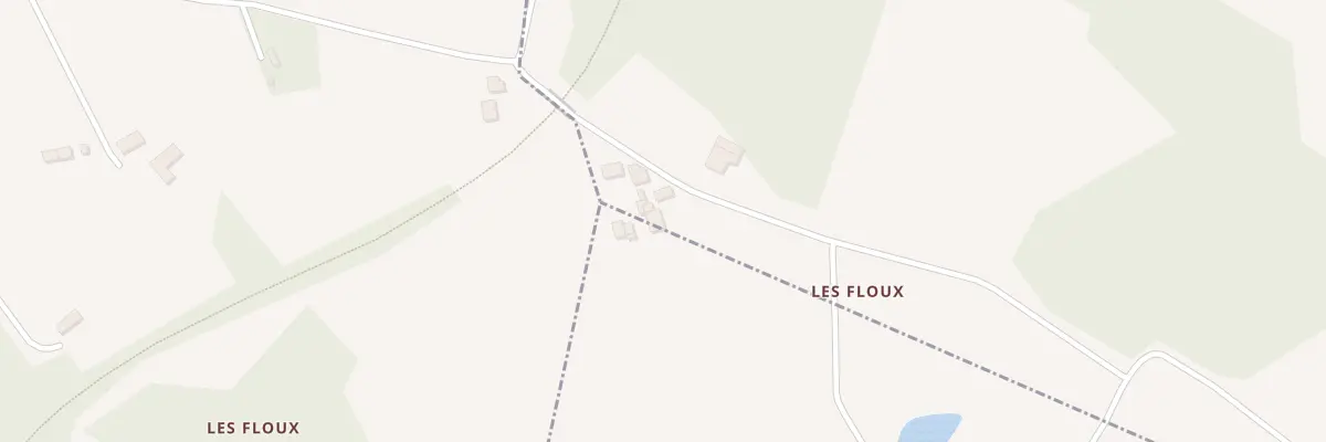 Plan du 5074 Les Floux à Crozon-sur-Vauvre