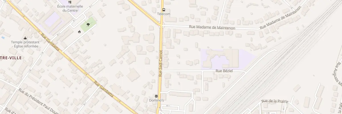 Plan du 22 Rue Sadi Carnot à Rambouillet