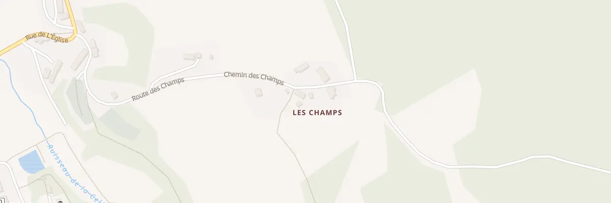 Plan du 5100 Aux Champs à Lacelle