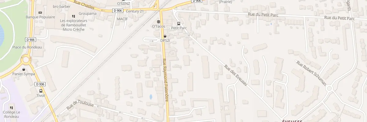 Plan du 23 Rue Raymond Patenôtre à Rambouillet