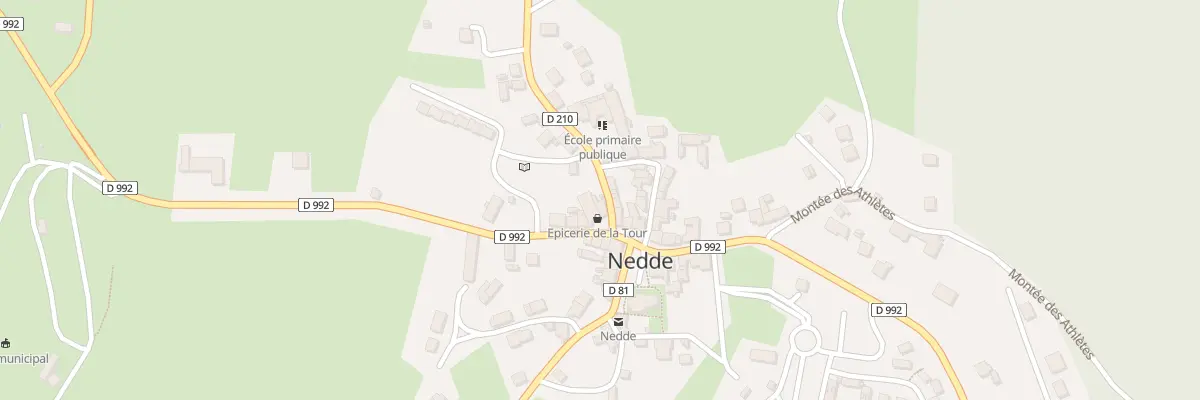 Plan du 5082 Le Bourg à Nedde