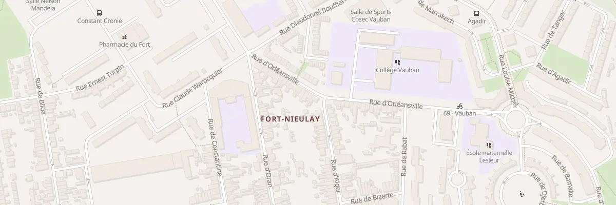 Plan du 565 Rue d’Orléansville à Calais