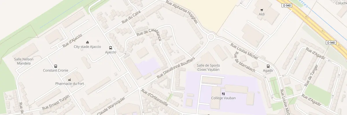 Plan du 19 Rue Dieudonné Boufflers à Calais