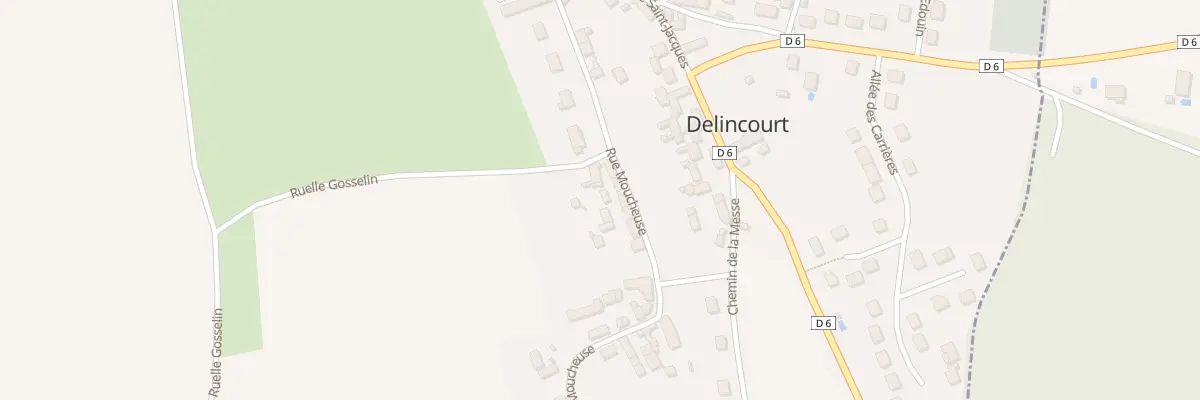 Plan du 190 Rue Moucheuse à Delincourt
