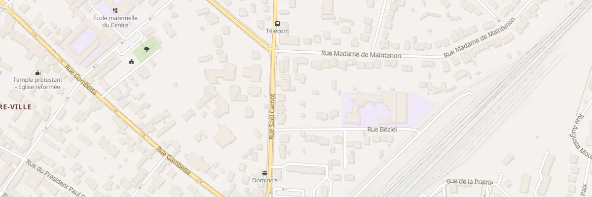 Plan du 24 Rue Sadi Carnot à Rambouillet