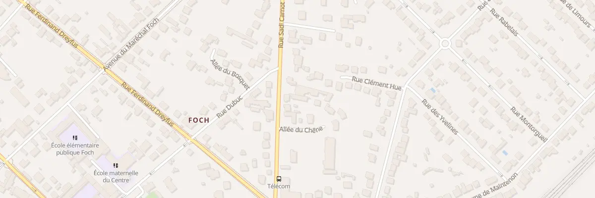 Plan du 38 Rue Sadi Carnot à Rambouillet