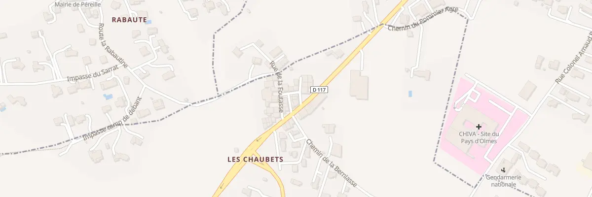 Plan du 263 Chaubets à Villeneuve-d’Olmes