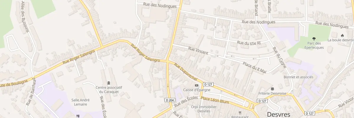 Plan du 32 Rue Dupontchel à Desvres