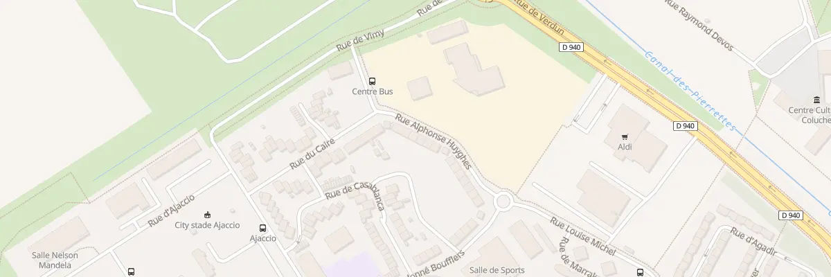 Plan du 117 Rue Alphonse Huyghes à Calais