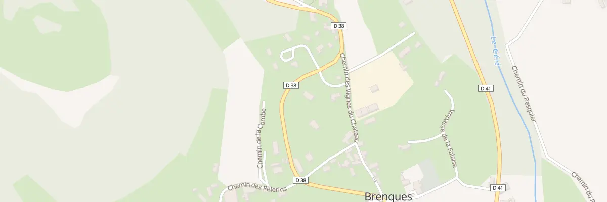 Plan du 5666F Mas de Bessac à Brengues