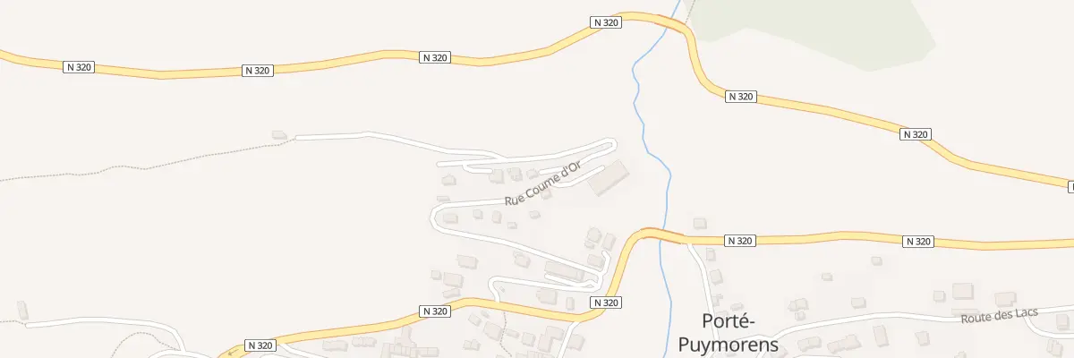 Plan du 13 Rue Coume d’Or à Porté-Puymorens