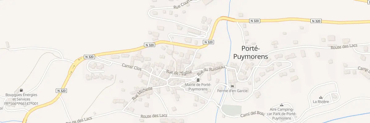 Plan du 26 Le Village à Porté-Puymorens