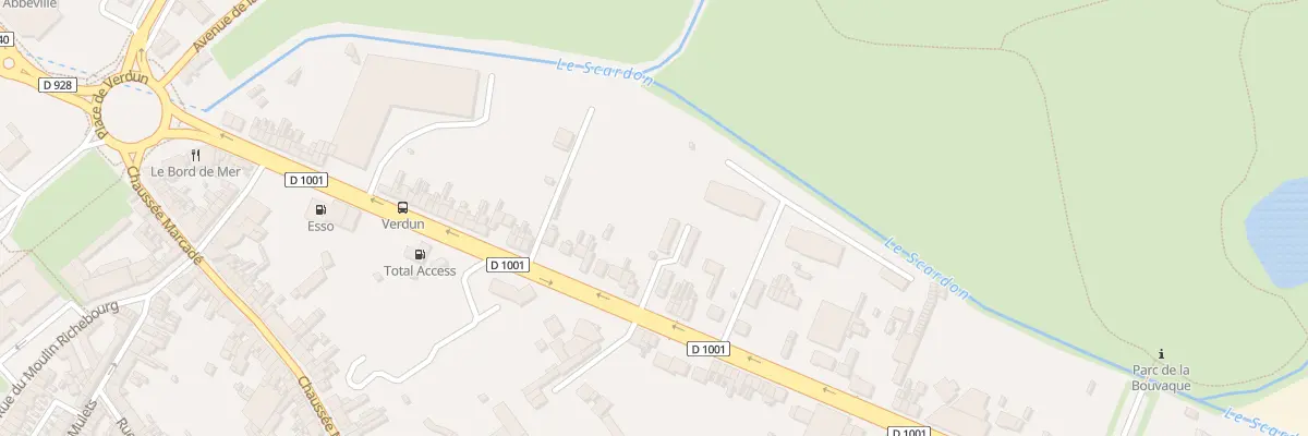 Plan du 150 Bd de la République à Abbeville