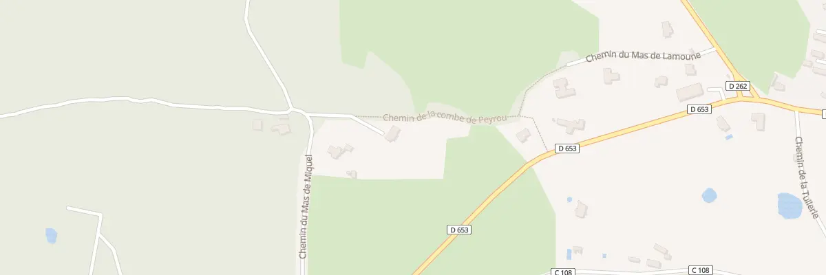 Plan du 340 Che du Mas de Miquel à Livernon