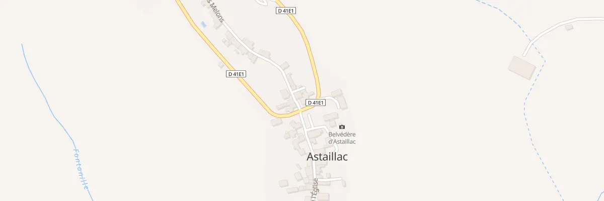 Plan du 5 Pl Marius-Lescure à Astaillac