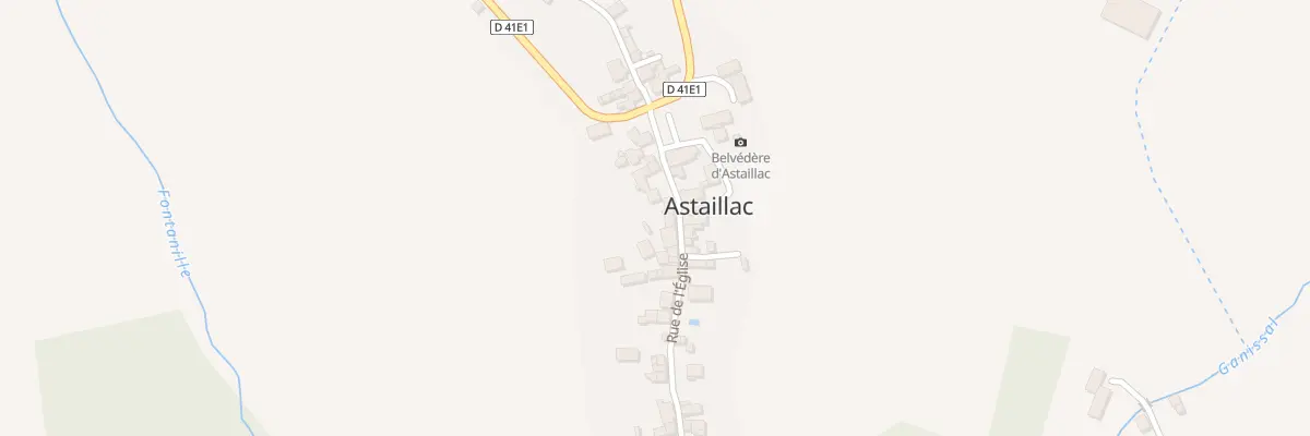 Plan du 6 Rue de l’Église à Astaillac