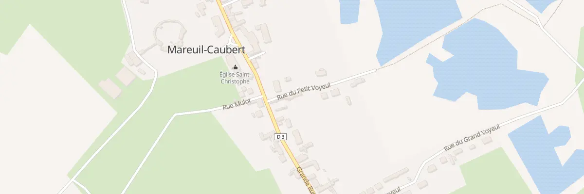 Plan du 1 Rue du Petit Voyeul à Mareuil-Caubert