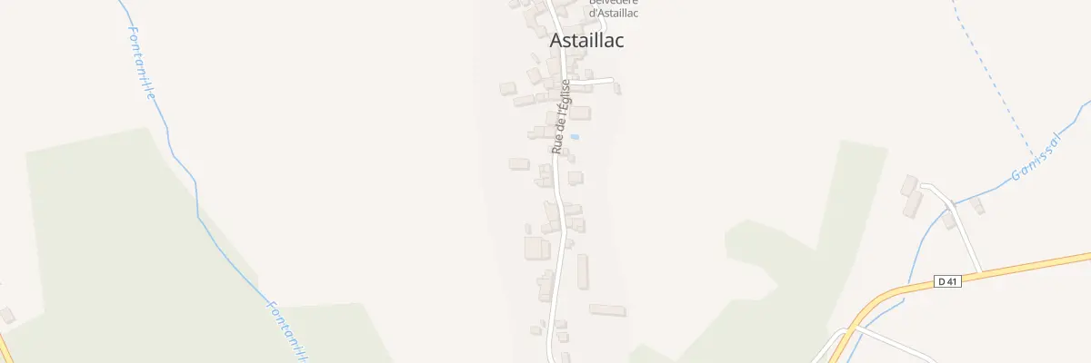Plan du 18 Rue de l’Église à Astaillac