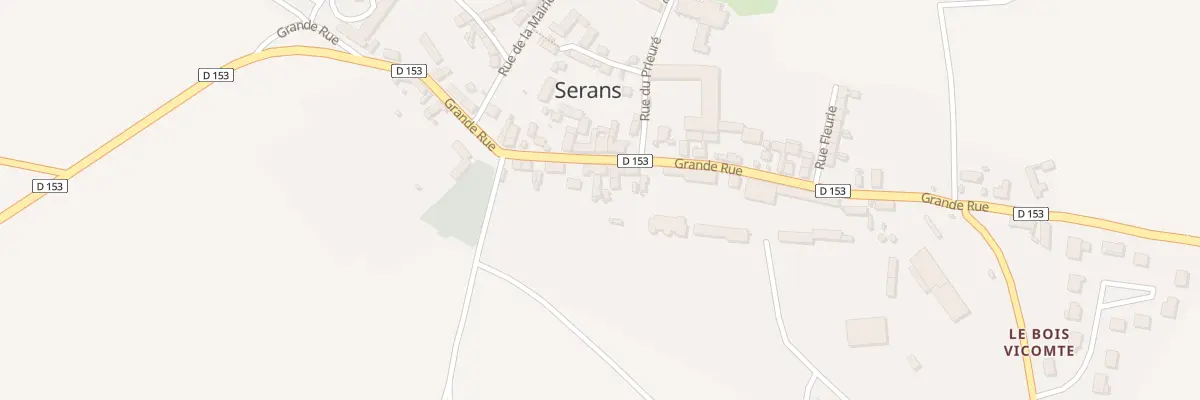 Plan du 17 Gr Grande Rue à Serans