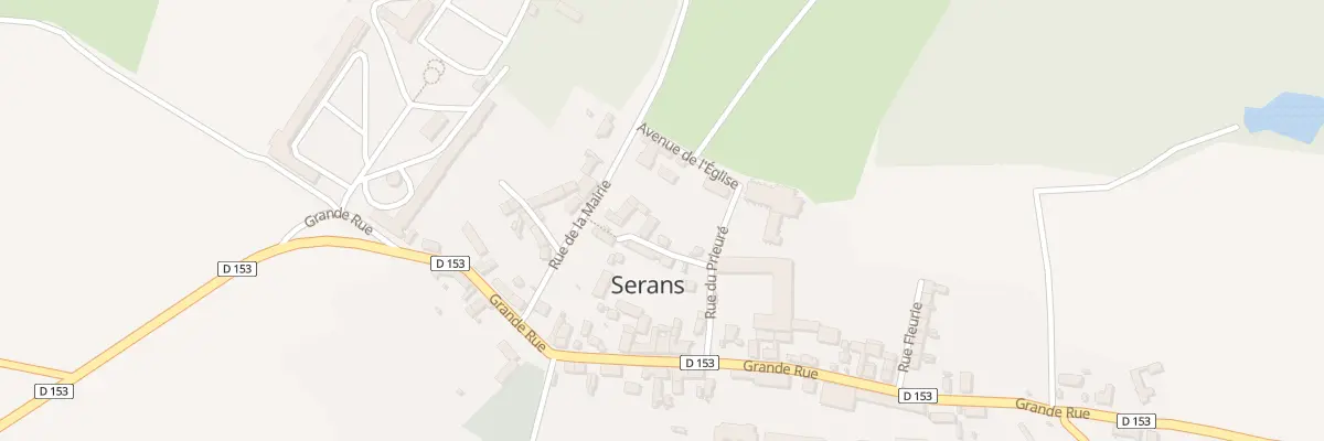 Plan du 2 Rue Perdue à Serans