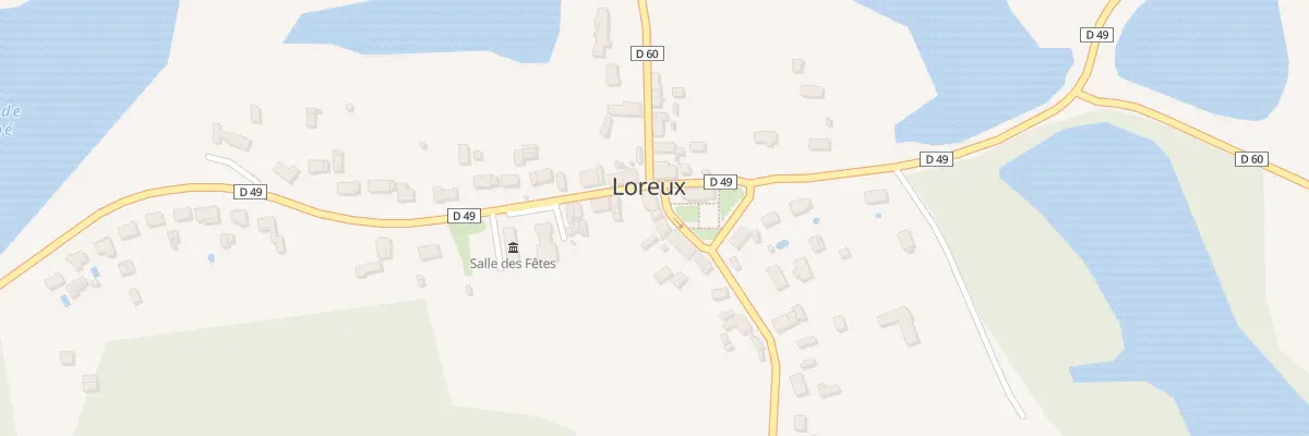Plan du 1 Rte de la Gare à Loreux