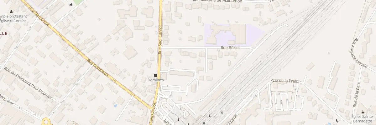 Plan du 8 Rue Beziel à Rambouillet
