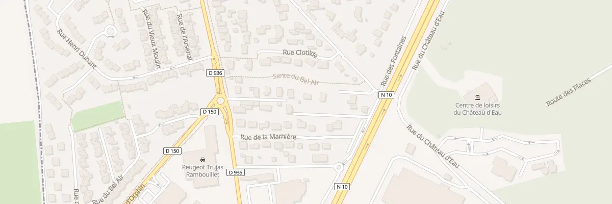 Plan du 50 Rue de l’Etang d’Or à Rambouillet