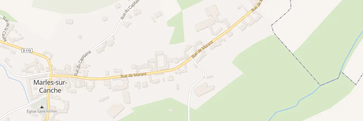 Plan du 26 Rue de Marant à Marles-sur-Canche