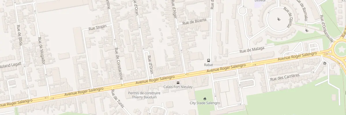Plan du 11 Rue d’Alger à Calais