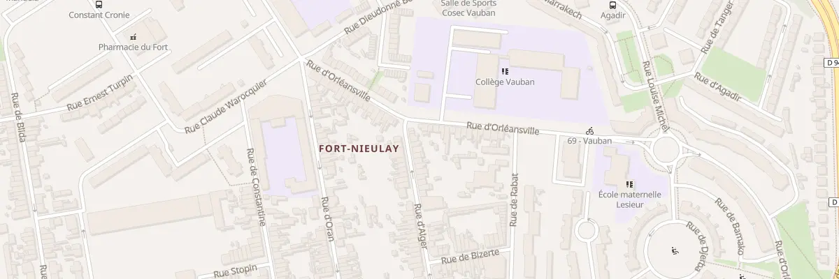 Plan du 76 Rue d’Alger à Calais