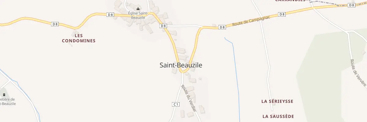Plan du 5008 Sol de Cantalauze à Saint-Beauzile