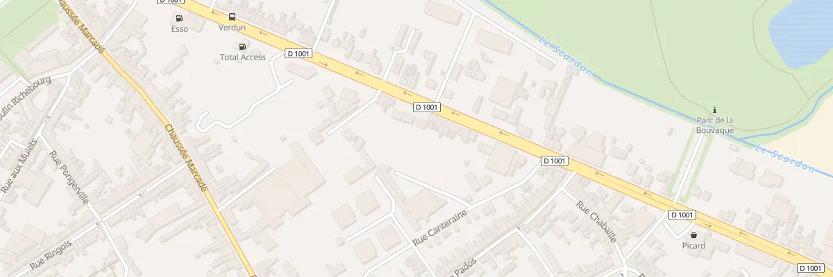 Plan du 175 Bd de la République à Abbeville