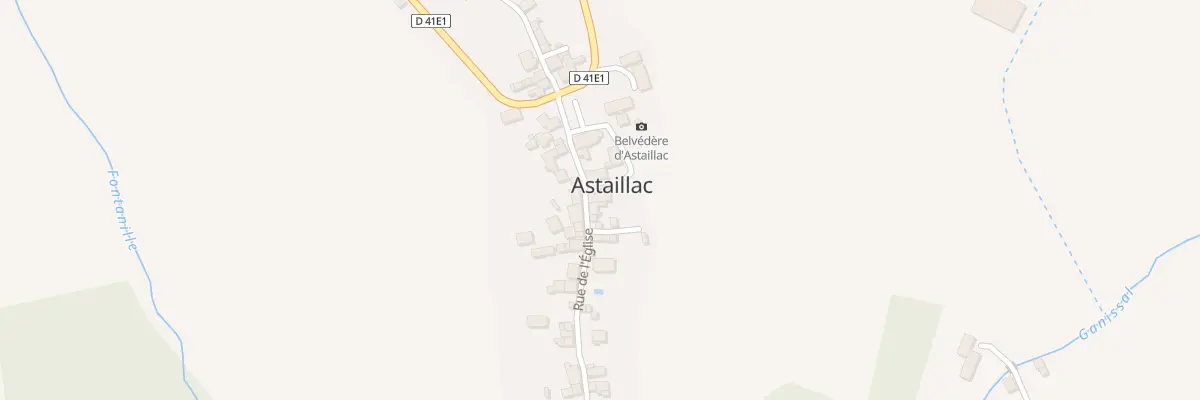 Plan du 5 Rue de l’Église à Astaillac