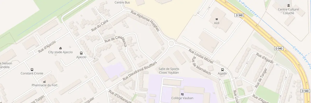 Plan du 33 Rue Dieudonné Boufflers à Calais